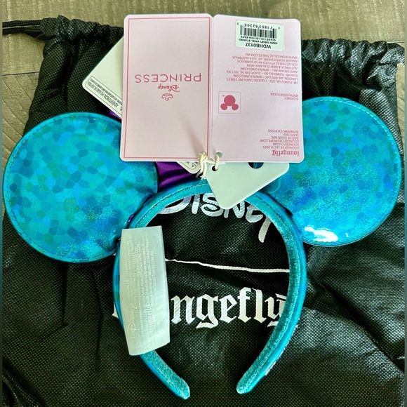 Loungefly Disney Princess Stained Glass Collection: Little Mermaid Ariel Ears - Picture 5 of 9